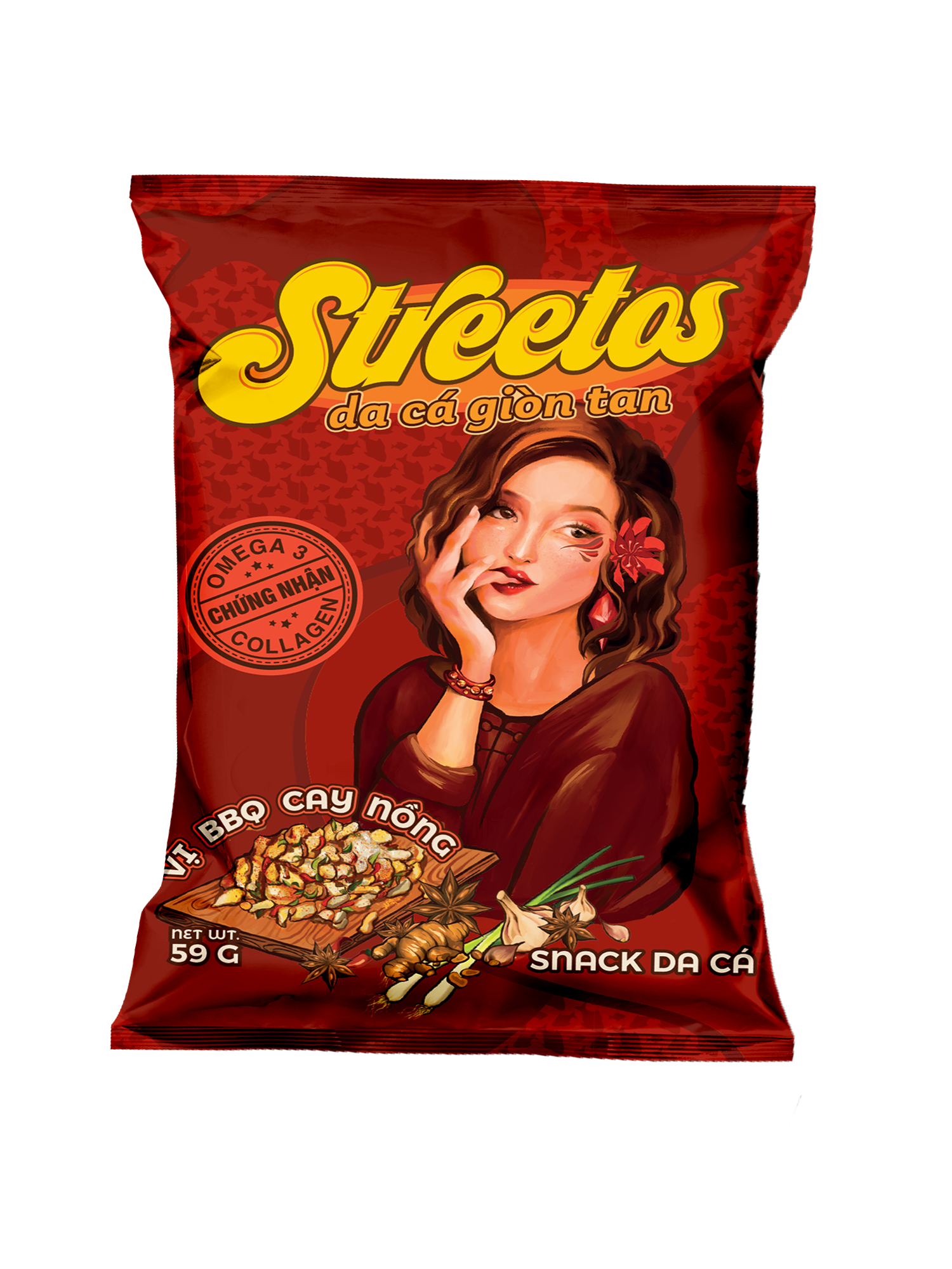 Snack da cá BBQ - Streetos Snack - Công Ty Cổ Phần Streetos